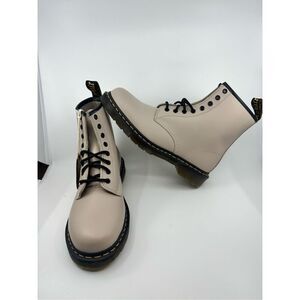 Dr. Martens 1460 Smooth Leather Boots Vintage Taupe Womens Size 7 Brand New
